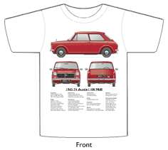 Austin 1100 MkII 1963-74 T-shirt Front